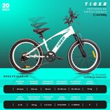  Dječji bicikl Tiger 20" RevoShift Shimano 6 brzina bijelo-zeleni | shoptok.hr
