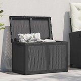  Vrtna kutija za pohranu 180 L crna PP ratan | shoptok.hr