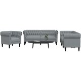  Set sofe 3 pcs Svjetlosiva tkanina | shoptok.hr