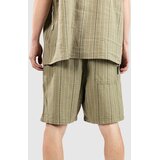 Vissla Grad Stripe 17" Elastic Linen Kratke hlace sage | Shoptok.si