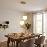  Brilagi - Visilica na sajli 2xE27/60W/230V bež/zlatna | Eponuda.com