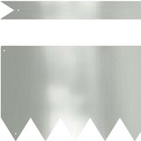  Ograda oko Travnjaka 50 pcs Srebrno 100 x 0.05 x 20 cm | Eponuda.com