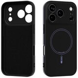 Chameleon Gumiran magnetni ovitek (TPU Magnetic Pastel) za Apple iPhone 17 Pro Max, črn | Shoptok.si