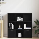  Ormar za knjige crni hrast 98x29x97,5 cm inženjerski drvo | Shoptok.si