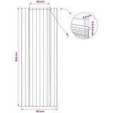 Rolo zavjesa Smeđa 80 x 220 cm Trska | shoptok.hr