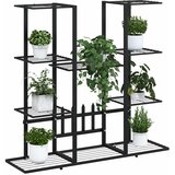  Stalak za cvijeće 94,5 x 25 x 89 cm crni željezni | Eponuda.com