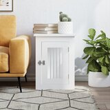 Namještaj s kavezom za pse bijeli 45x62x59 cm konstruirano drvo | shoptok.hr