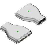 INF Type-C ženski na MagSafe 3 adapter, aluminij, 140W hitro polnjenje, (5000276819) | Shoptok.si