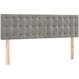  Krevet s oprugama i madracem svjetlosivi 140x190 cm baršunasti | shoptok.hr