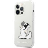 Karl Lagerfeld Originalen ovitek KLHCP14XCFNRC zaščita ovitek za iPhone 14 Pro Max prozoren - Choupette Fun Cene