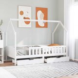  Okvir dječjeg kreveta s ladicama bez madraca 80x200 cm od drva | shoptok.hr