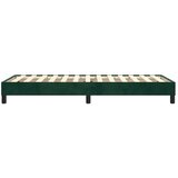  Okvir za krevet s oprugom tamnozeleni 80 x 200 cm baršunasti | shoptok.hr