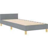 vidaXL Posteljni okvir Svetlo siva Inženirski les 80 x 200 cm Lahka | Shoptok.si