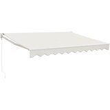 Tenda na uvlačenje krem 3 x 2,5 m od tkanine i aluminija | shoptok.hr