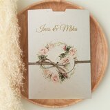  Poročna vabila CVETLIČNA PORCVE 107 | Shoptok.si