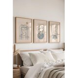 WALLXPERT Ç-300674 - 5070 Višenamenski Set Dekorativnih Slika (3 Komada) | Eponuda.com