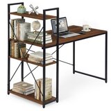 Modern Home radni sto 120x60 cm sa policama dark TH-SD-15 Cene