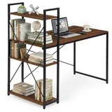 radni sto 120x60 cm sa policama dark TH-SD-15