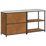  Kuhinjski set za pohranu s policom s pohranom s vratima Podesiva 2 pcs Rđa 180 x 50 x 92 cm | shoptok.hr