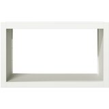  Stalak za drva za ogrjev bijeli 100x40x60 cm čelični | shoptok.hr