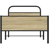  Okvir kreveta bez madraca boja hrasta sonome 100x190 cm drveni | shoptok.hr