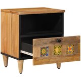  Noćni ormar 2 kom. Prirodna 40 x 33 x 46 cm Čvrsto drvo manga | shoptok.hr