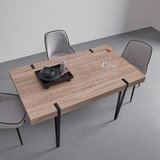 Bessagi Home moderna jedilna miza elin, hrast, železo | Shoptok.si