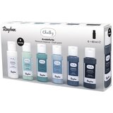 RAYHER Kredne barve Chalky set 6x60 ml, modri set, (21839365) | Shoptok.si