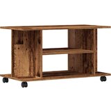 TV ormarić s kotačićima staro drvo 80x40x45cm konstruirano drvo | Eponuda.com
