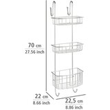 Wenko 24422100 - Polica OLESI 22,5x70 cm od nerđajućeg čelika/srebrna | Eponuda.com
