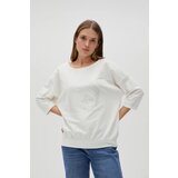 Marisse Women's Sweatshirt L-Bl-4600 Off White | shoptok.hr