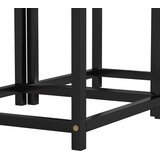  Stolići za čaj 2 kom MDF crno-žuti | shoptok.hr