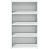  Visoka komoda bijela 70 x 41 x 124 cm od konstruiranog drva | Eponuda.com