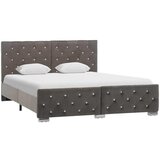  Posteljni okvir sivo blago 140x200 cm | Shoptok.si