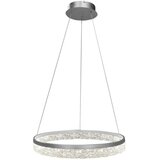  LED luster na sajli GALA LED/25W/230V, prečnik 50 cm, srebrne boje | Eponuda.com