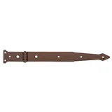 Zapah s pregibom Duravis® (Do x Š x De: 302 x 48 x 2 mm, Rjava)