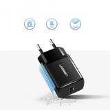 Ugreen Mali USB 2.1A polnilec za telefon, črn, (21580896) | Shoptok.si