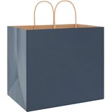  Papirnate vrećice 250 kom s ručkama plave 32x22x28 cm | shoptok.hr
