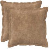  Presvlaka za jastuk 2 kom. HOUTEN Sivosmeđa 30 x 30 cm - Dizajn s paspulom Sivosmeđa 2 | shoptok.hr