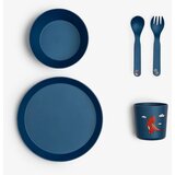 Citron Set posuđa od bio materijala Blue Dino | shoptok.hr
