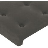  LED uzglavlje tamnosivo 183x16x78/88 cm baršunasto | shoptok.hr