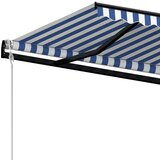 Tenda na automatsko uvlačenje 500 x 350 cm plavo-bijela | shoptok.hr