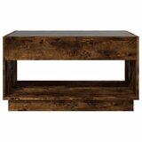  Stolić s beskonačnim LED svjetlima boja hrasta 90x50x50 cm | shoptok.hr