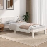 Furnova Posteljni okvir bel iz trdne borovine 90x200 cm, (21941877) Cene