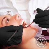 Espeon Nitril Longstar3 Black nitrilne rukavice bez pudera veličina M 2x50 kom | shoptok.hr
