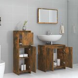  3-dijelni set kupaonskog namještaja boja hrasta drveni | shoptok.hr