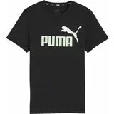 Puma ESS + 2 COL LOGO TEE Majica za dječake, crna, veličina