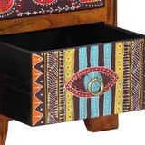 vidaXL Nočna omarica 35x35x45 cm Masivni les Akacija | Shoptok.si