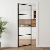  Vrata za dom 76 x 201,5 x 3,5 cm Aluminij i kaljeno staklo | shoptok.hr