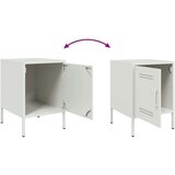 vidaXL Noćni ormarići 2 kom bijeli 36x39x50,5 cm čelik | shoptok.hr